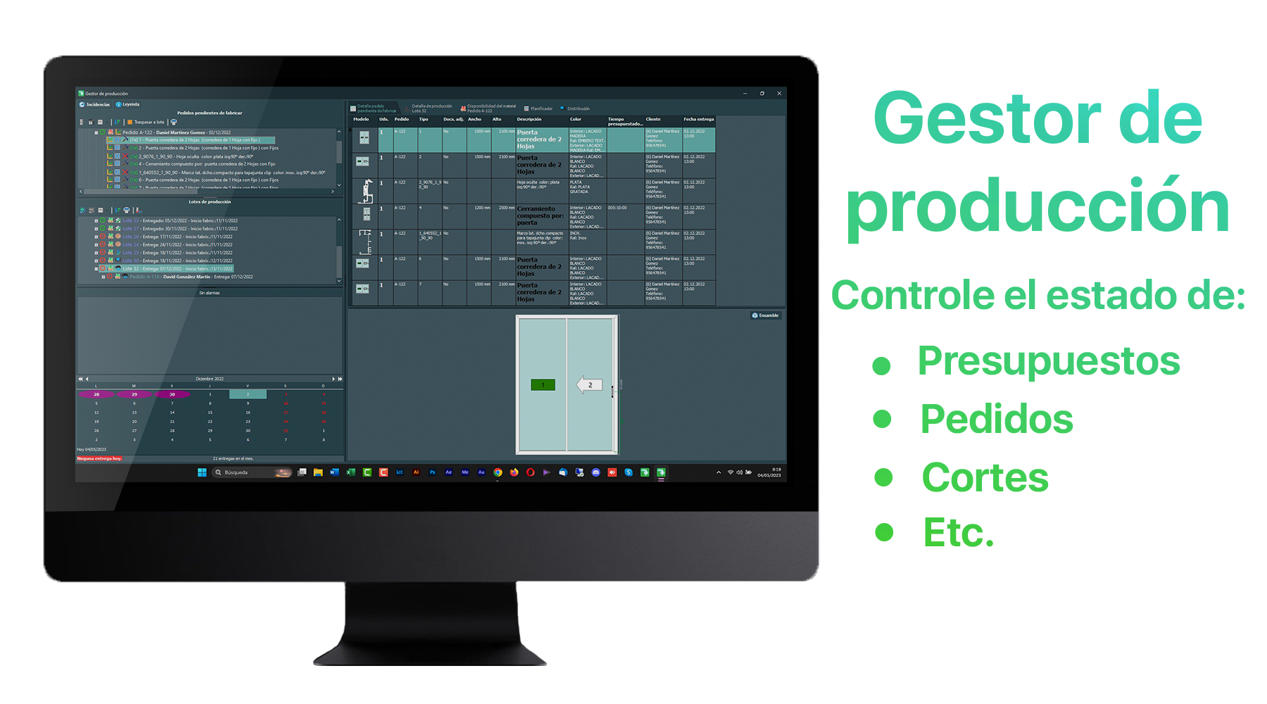 7 Gestor de produccion
